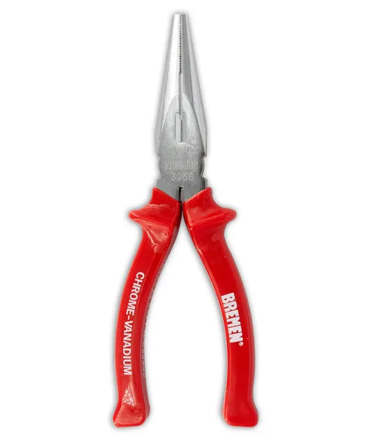 PINZA MEDIA CAÑA CURVA   ELECTRONICA 5" (COD: 6572) BREMEN®