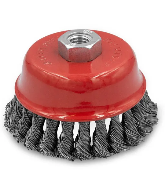 CEPILLO COPA 4" TRENZADO (Amoladora Ang.)  (COD: 3963) BREMEN®