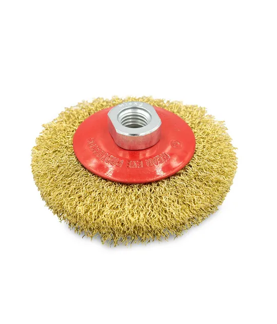 CEPILLO Ctro. Deprimido 4"  RIZADO (Amoladora Ang.)  (COD: 3454) BREMEN®