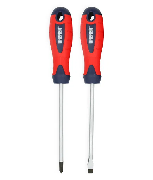 JUEGO DE DESTORNILLADORES (2 PZS) (PL6X125 + PH2 6X125)  (COD: 7791) BREMEN®