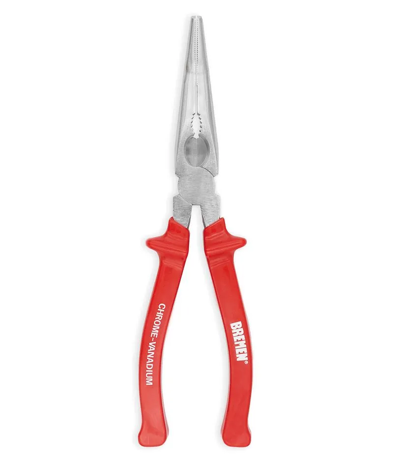 PINZA PUNTA CHATA  INDUSTRIAL 8" (COD: 4206) BREMEN®