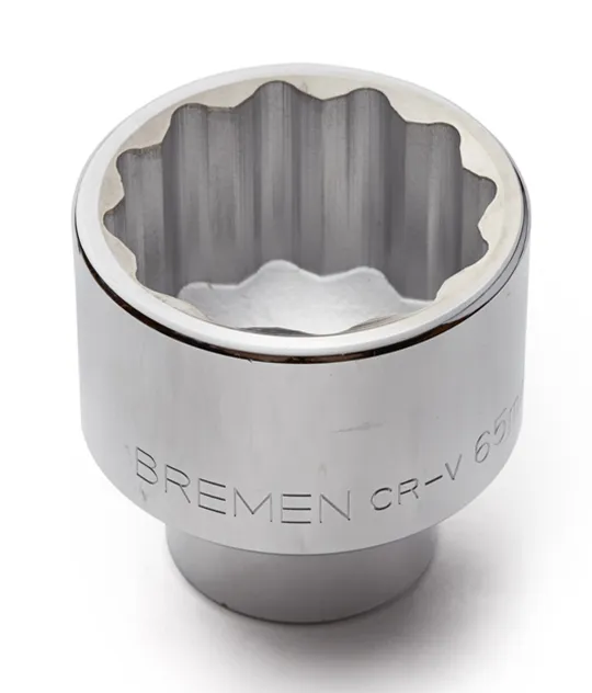 BOCALLAVE Encastre 1"  65mm  Estriada      CrVa  (COD: 6349) BREMEN®