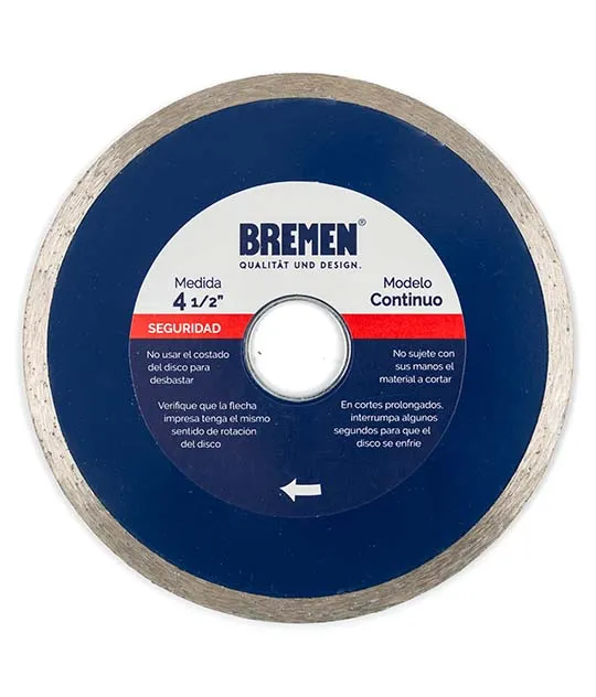 DISCO DIAM.  9"   Humedo (CONTINUO) (COD: 6767) BREMEN®