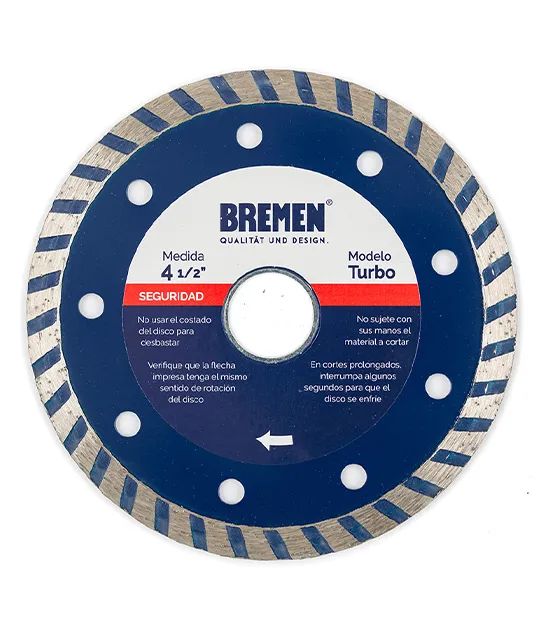 DISCO DIAM.  9"   Combinado (TURBO) (COD: 6766) BREMEN®