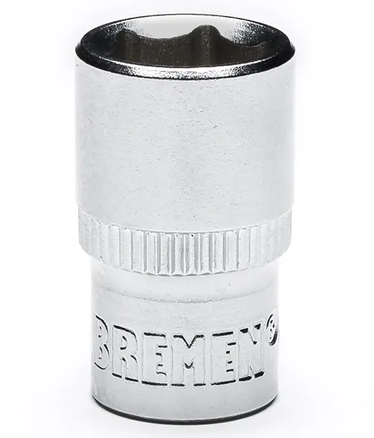 BOCALLAVE Enc. 1/4"    12.0mm CORTA (L25mm) HEXAGONAL (CrVa)  (COD: 6708) BREMEN®
