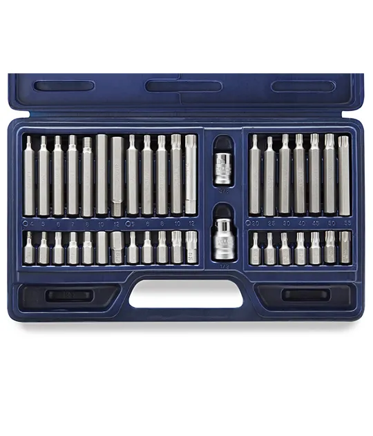 JGO. PUNTAS Torx/Allen/Multi-Estria  x 40 Pzs  (COD: 2978) BREMEN®