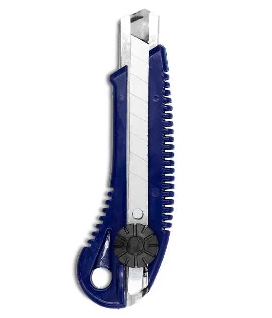 CUCHILLA PLASTICA RETRACTIL con RUEDA  (COD: 3587) BREMEN®