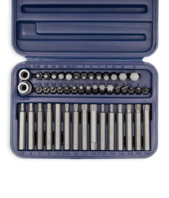 JGO. PUNTAS Torx/Allen/Multi-Estria/PL/PH x 46 Pzs   (COD: 4180) BREMEN®