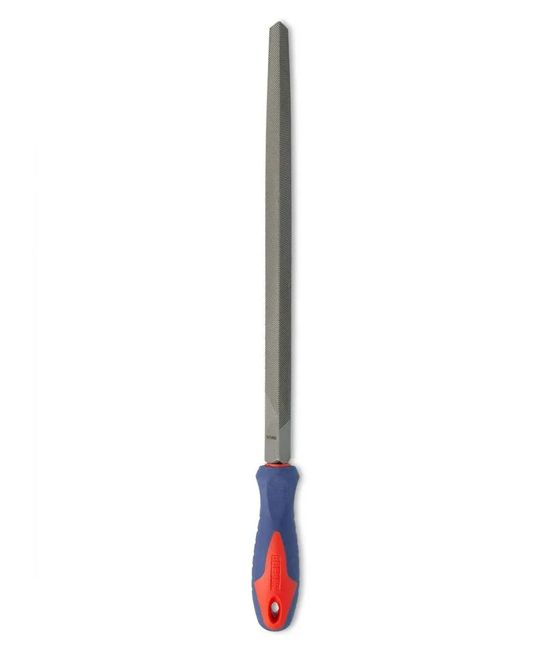 LIMA "" TRIANGULO 2º CORTE 12" c/cabo y Blister (COD: 4612) BREMEN®