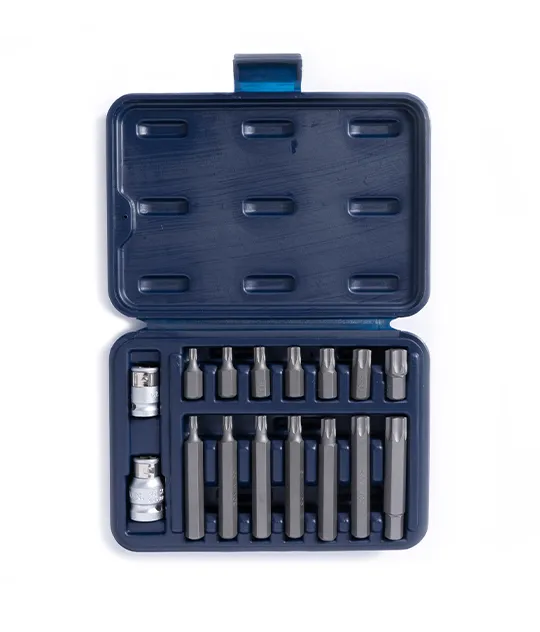 JGO. PUNTAS TORX x 16 Pzs (Acero S2) (COD: 5448) BREMEN®