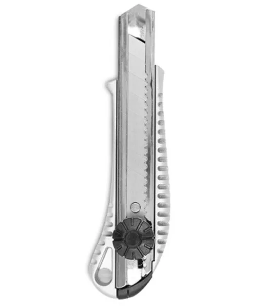 CUCHILLA METALICA RETRACTIL con RUEDA  (COD: 6650) BREMEN®