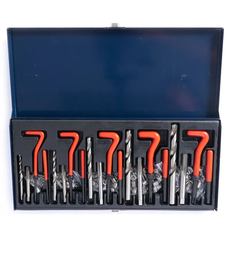 JUEGO DE INSERTOS  PARA ROSCAS x 131Pzs    (COD: 6655) BREMEN®