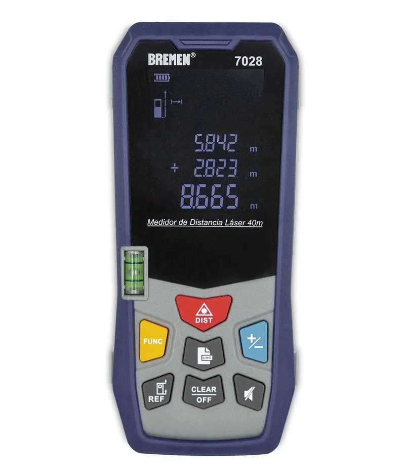 MEDIDOR LASER  (40m) (COD: 7028) BREMEN®