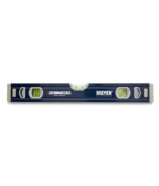 NIVEL ALUMINIO PROFESIONAL 3 GOTAS  400mm  (COD: 7164) BREMEN®