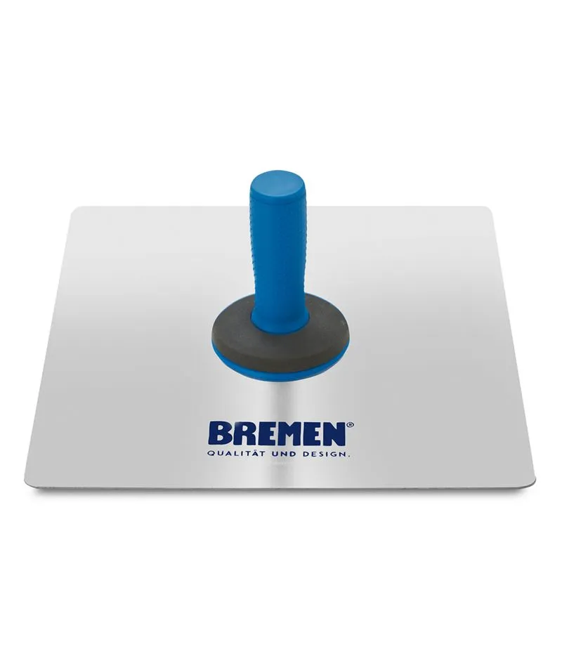 DW - PLATO para MASILLA con ESPONJA ANTI CALLOS 13 x 13 [Aluminio]  (COD: 7258) BREMEN®