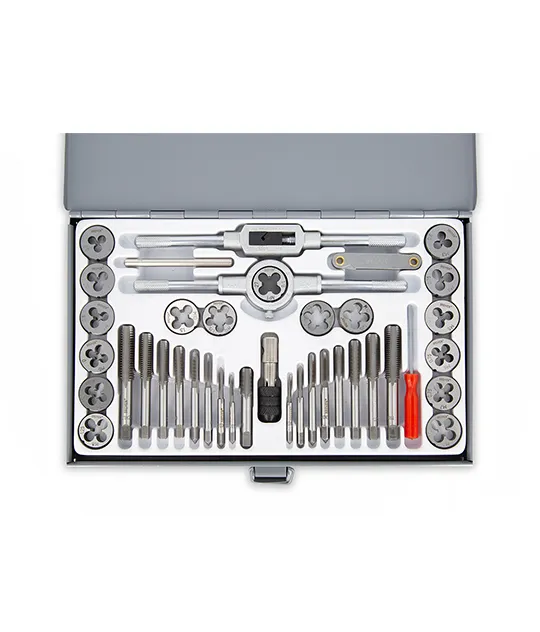 MACHOS & COJINETES en JGO Milimétrico  [40 Pzs] Caja Metal  (COD: 7456) BREMEN®