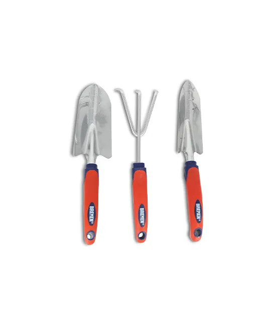 JARDIN - Kit de Herramientas para Jardín - 3 Pzs [Pala, Pala p/trasplantar & Escardillo]  (COD: 7468) BREMEN®
