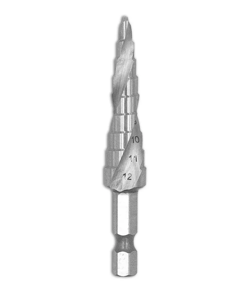 MECHA HSS (Acero Rápido) ESCALONADA   ø   4-32mm (102mm Largo)    (COD: 7489) BREMEN®