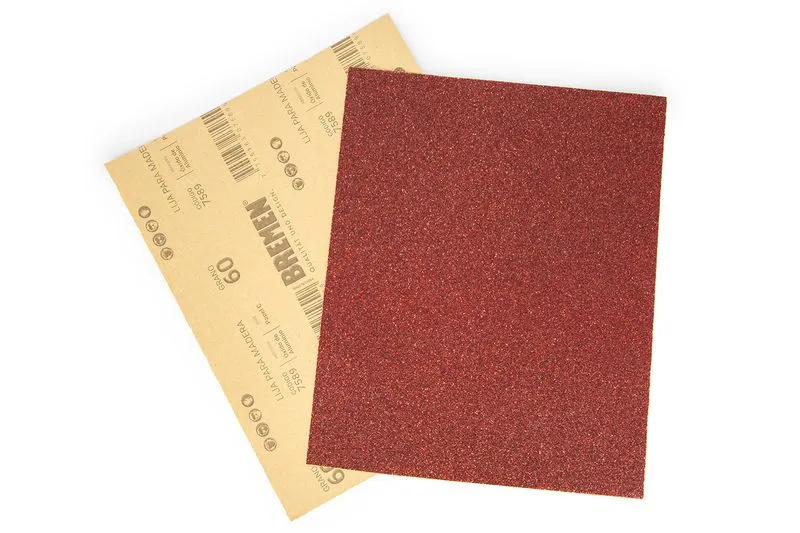 Lija para Madera [Grano 240] x 25 uni  (COD: 7596) BREMEN®