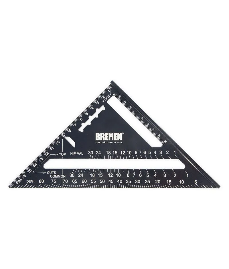 ESCUADRA MULTIANGULO TRIANGULAR   (COD: 7647) BREMEN®