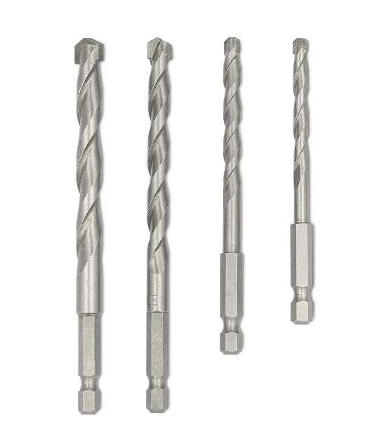MECHA para HORMIGÓN (Widia)   Juego x 4Pzs.  (ø5, 6, 8 & 10mm)   [Blister] (COD: 7684) BREMEN®