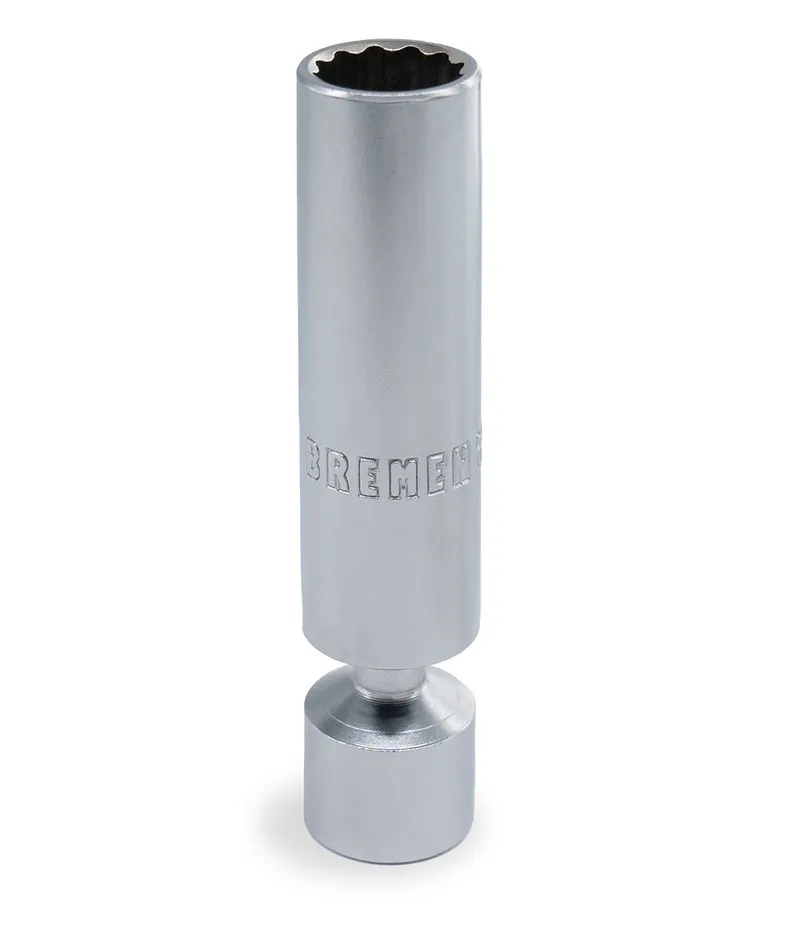 BOCALLAVE SACA BUJIAS ARTICULADO 14 mm x 90 mm enc. 3/8"  (COD: 7792) BREMEN®