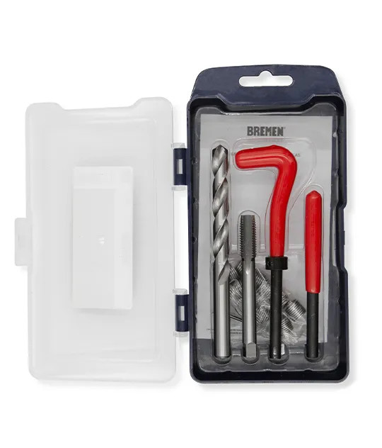 JUEGO DE INSERTOS PARA ROSCA M12 X 1.25 (15 PZs)  (COD: 7829) BREMEN®