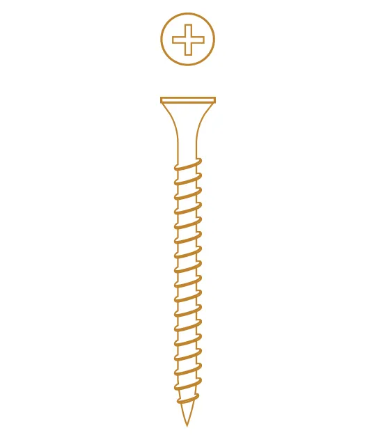 TORNILLO PARA MADERA  FIX AGUJA [065]  6.0 x 120  (COD: FIX60120)